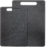 George Home black marble plastic chopping board set of two, UK version