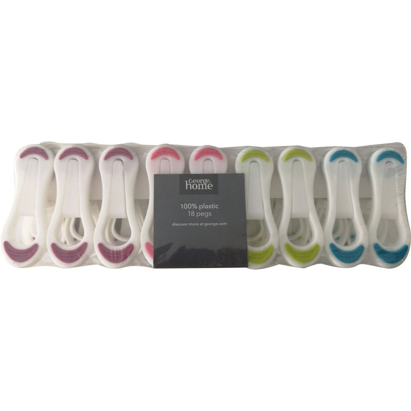 George Home plastic clothes pegs, UK version