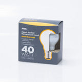 ASDA LED filament lightbulb 40W frosted 2-pack - British product