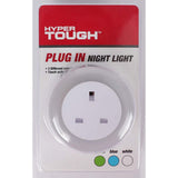 Hyper Tough Plug In Night Light with 3 colours, imported from the UK