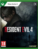 Xbox Series X Resident Evil 4 game cover (British brand)
