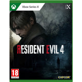 Xbox Series X Resident Evil 4 game cover (British brand)