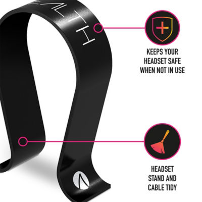 STEALTH black gaming headset stand unit (British brand)