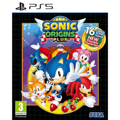Sonic Origins Plus video game collection for PS5, imported from the UK
