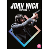 John Wick 1-4 DVD boxset four discs, imported from the UK