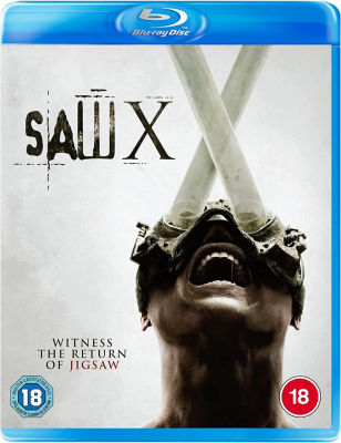 Saw X Blu-ray disc, UK version
