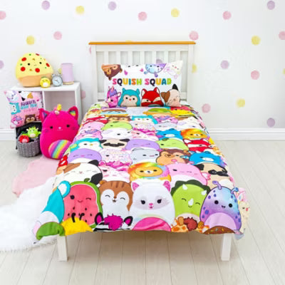George Home Squishmallows single duvet set, UK version
