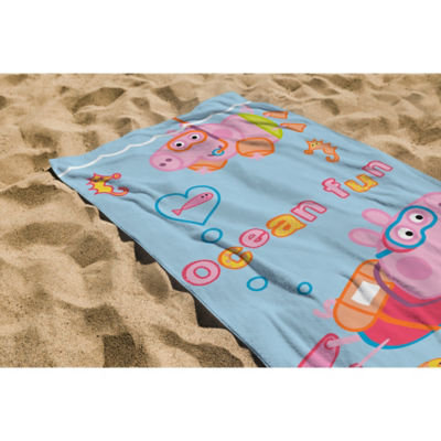 Peppa Pig towel Ocean Fun scene, imported from the UK