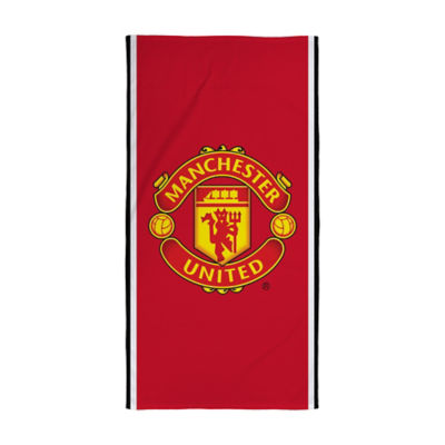 Manchester United printed beach towel, imported from the UK