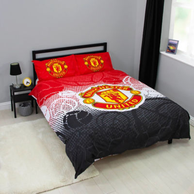 Manchester United reversible duvet set single, imported from the UK