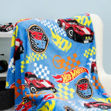 Hot Wheels fleece blanket 100cm x 150cm (British brand)