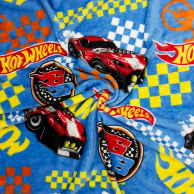 Hot Wheels fleece blanket 100cm x 150cm (British brand)