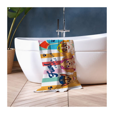 Paw Patrol kids towel 70x140cm, bright and colourful (British brand)
