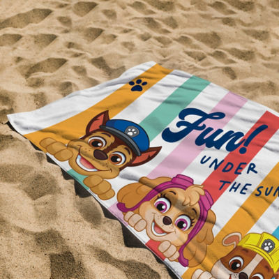 Paw Patrol kids towel 70x140cm, bright and colourful (British brand)