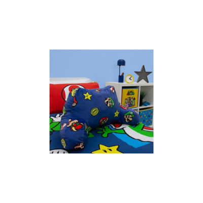 Nintendo Super Mario cuddle cushion with soft fleece, UK version