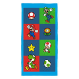 Nintendo Super Mario cotton towel 70x140cm, UK version