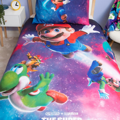 Nintendo Super Mario reversible duvet set single - British product