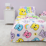 Care Bears rainbow fleece blanket 100x150cm, imported from the UK
