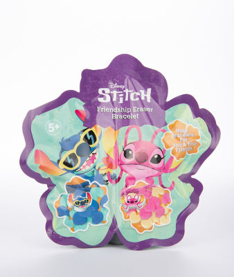 Disney Stitch eraser bracelet kit - British product