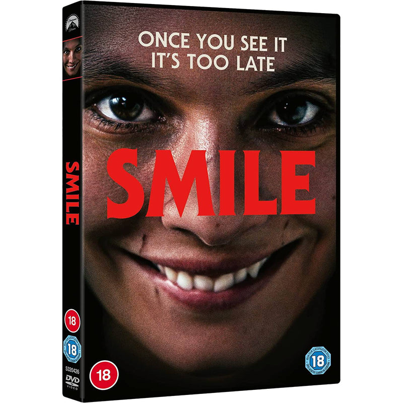 Smile horror DVD movie, UK version