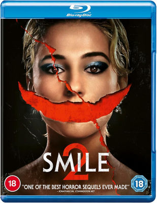 Smile 2 Blu-ray horror sequel disc - British product