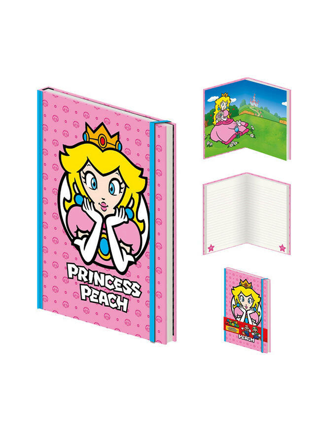 Super Mario Peach A5 Notebook GOODS ASDA
