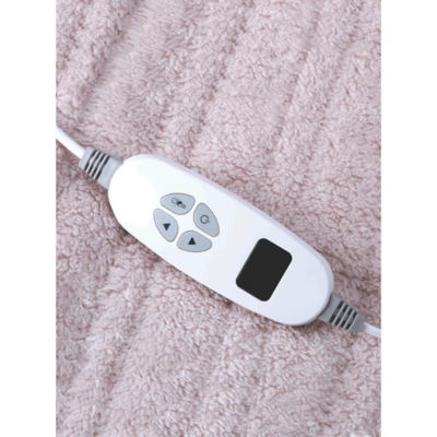 Sleepdown luxury teddy fleece heated throw, imported from the UK