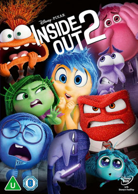 Disney Pixar Inside Out 2 DVD Disc - British product