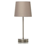 George Home brown stick table lamp, imported from the UK