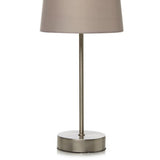 George Home brown stick table lamp, imported from the UK