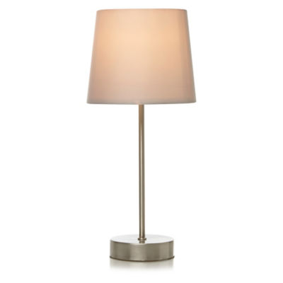 George Home brown stick table lamp, imported from the UK