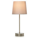 George Home brown stick table lamp, imported from the UK