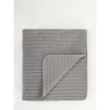 George Home grey embroidered velvet throw 150cm x 200cm, UK version