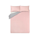 George Home reversible double duvet set pink grey (British brand)