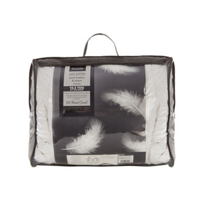 George Home luxury duck feather down duvet 10.5 tog, imported from the UK
