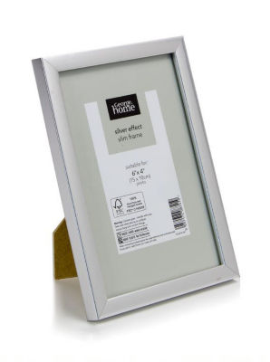George Home silver photo frame 6 x 4 inch, UK version