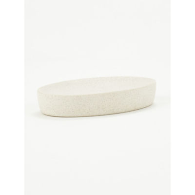 George Home natural sandstone soap dish, imported from the UK