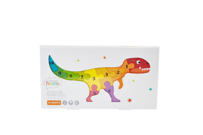George Home wooden dino number puzzle, UK version