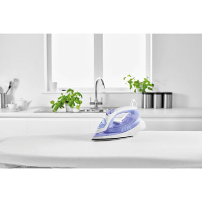 George Home blue steam iron, UK version