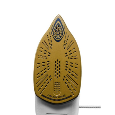 George Home black and gold one temperature steam iron, UK version