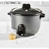 George Home Grey Rice Cooker and Steamer 1.8L, UK version