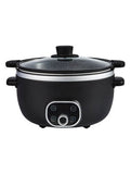 George Home Digital Black & Brass Slow Cooker 6L, UK version