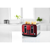 George Home red 4 slice toaster, UK version