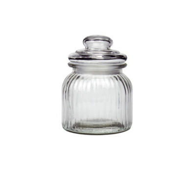 George Home glass worktop storage jar 2000ml, UK version