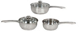 George Home 3-piece saucepan set, UK version