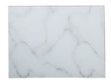 George Home marble-effect glass chopping board 40x30x0.6cm, UK version