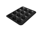 George Home black 12 cup muffin tray heavy gauge, UK version