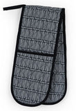 George Home Black Dash Double Oven Glove, UK version