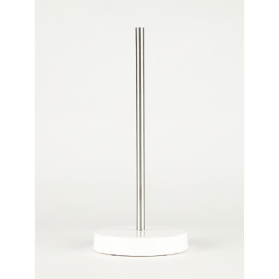George Home white ceramic toilet roll stand 37.5cm - British product
