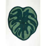 George Home green leaf shaped bath mat 71cm x 80cm, UK version